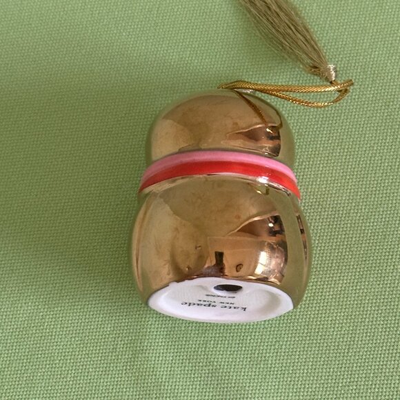 KATE SPADE BE JOLLY OWL ORNAMENT:NIB OWL - Picture 11 of 13